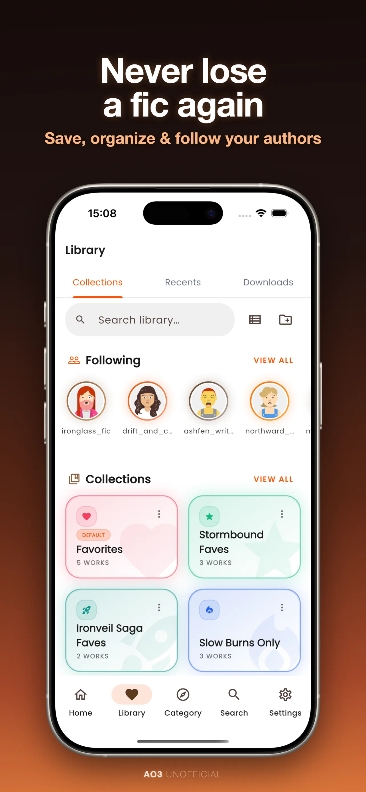 ArchFic library and collections