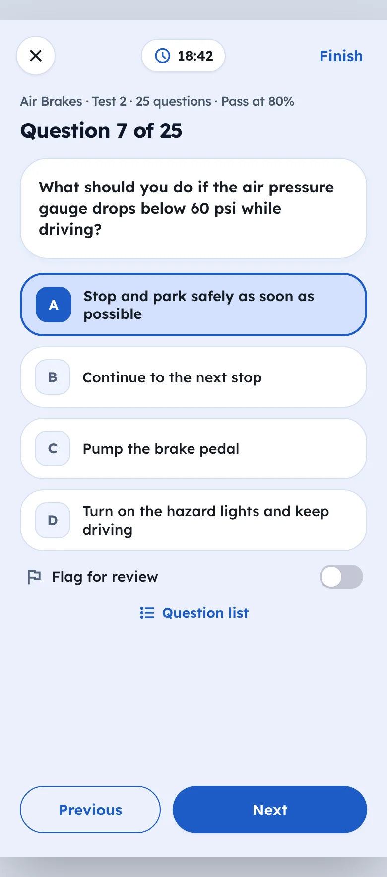 Mock tests built to your state's length