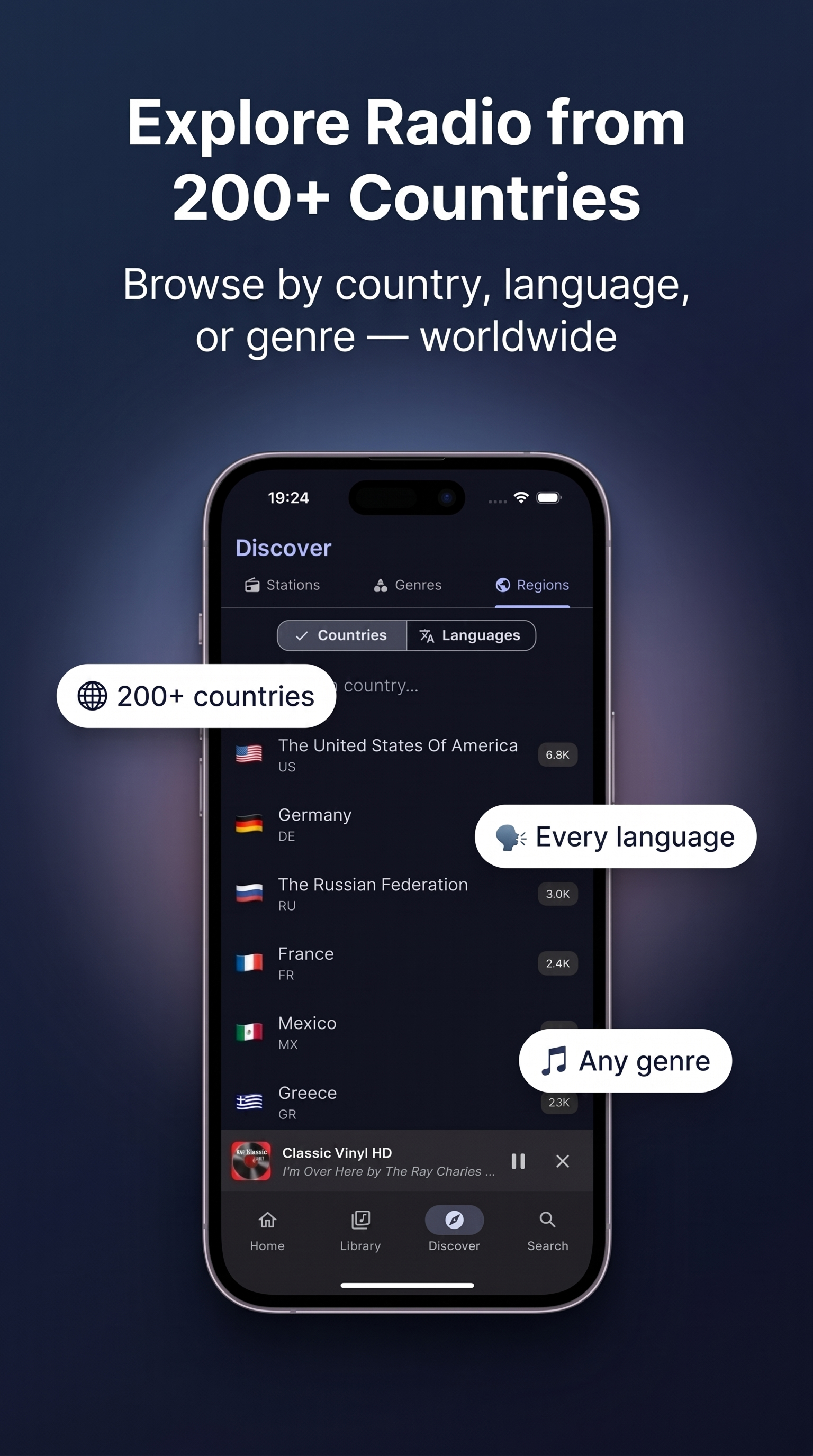 Favorites and recently played library